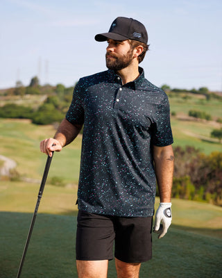 Sunday Swagger Men's Polo - Cosmic