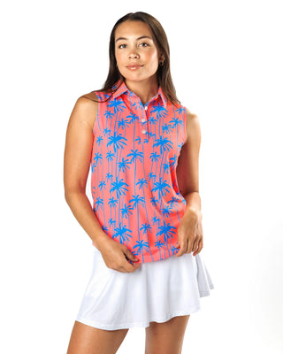 Sunday Swagger Women's Golf Polo - Scorchin'