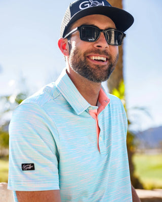 Sunday Swagger Men's Polo - Wavelength
